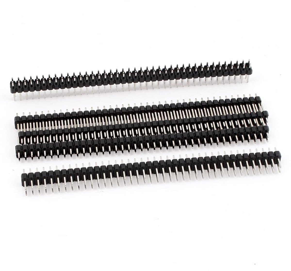 Dailygoods - 8-Pack Dubbele Rij 40-Pins PCB-Headers voor Elektronische Projecten