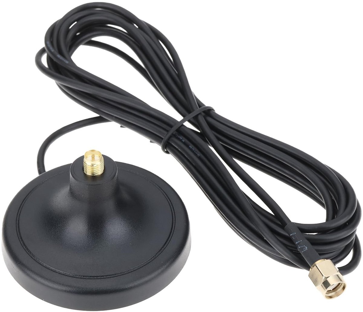 Dailygoods - Innovra - RP-SMA Mannelijk naar Vrouwelijk Antenne Kabel 300cm 5dBi