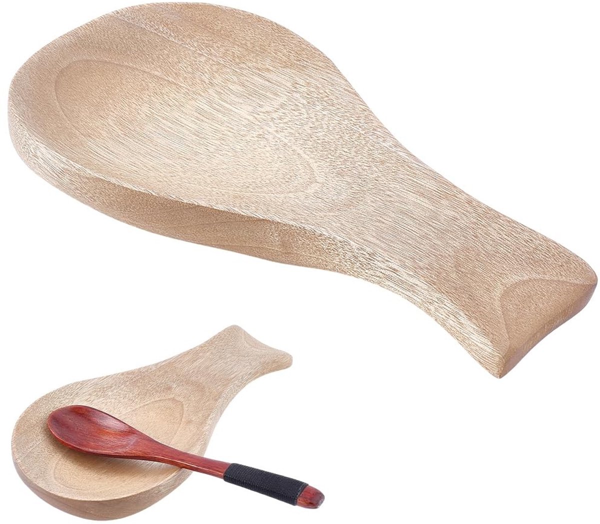 Dailygoods - Hittebestendig Houten Lepelrek voor Keuken en Eettafel