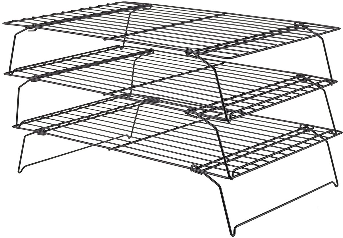Dailygoods - 3-laags Koelrek voor Bakken met Opvouwbaar Ontwerp
