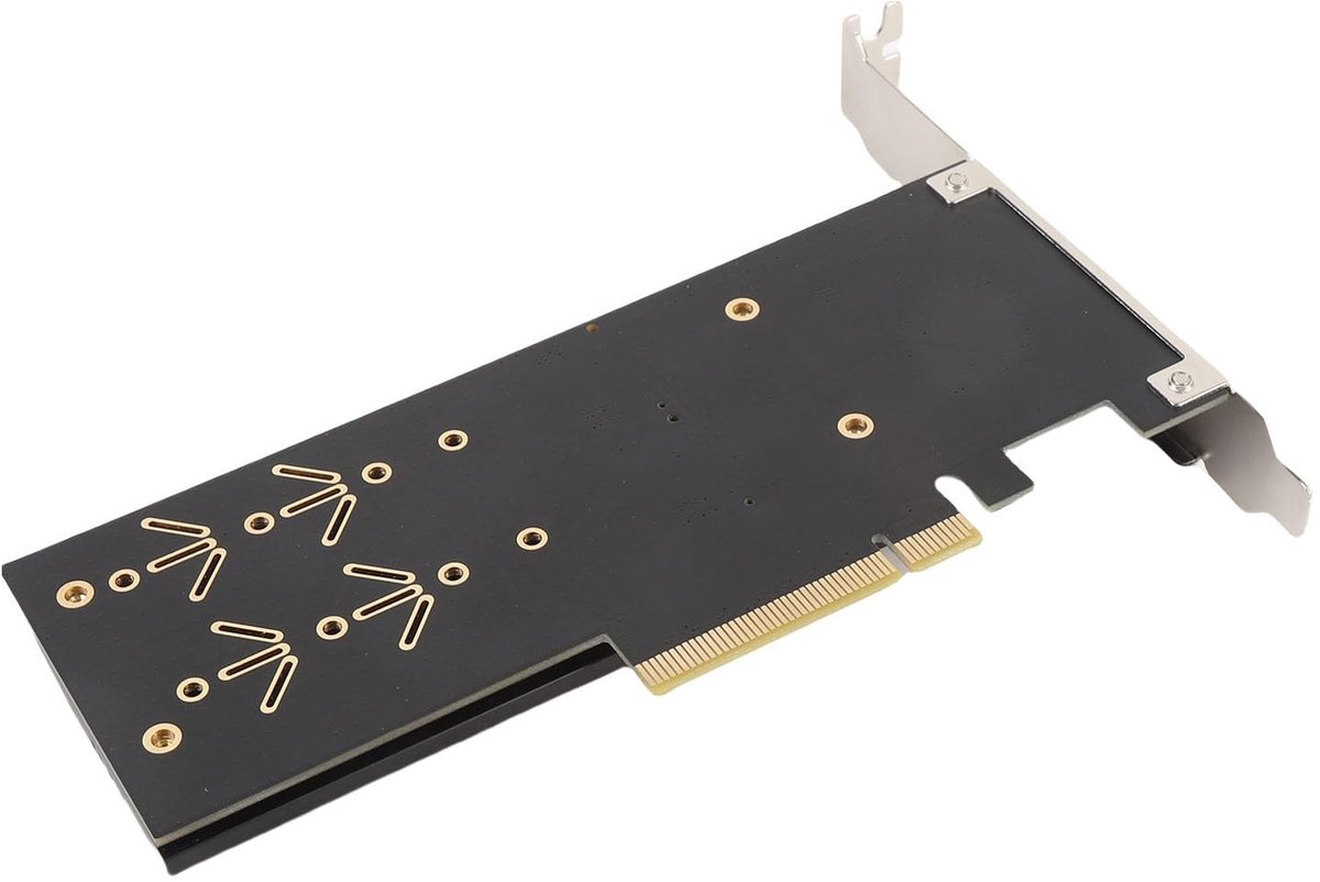Dailygoods - Cosensi - NVME PCIe Adapterkaart met 2 Poorten