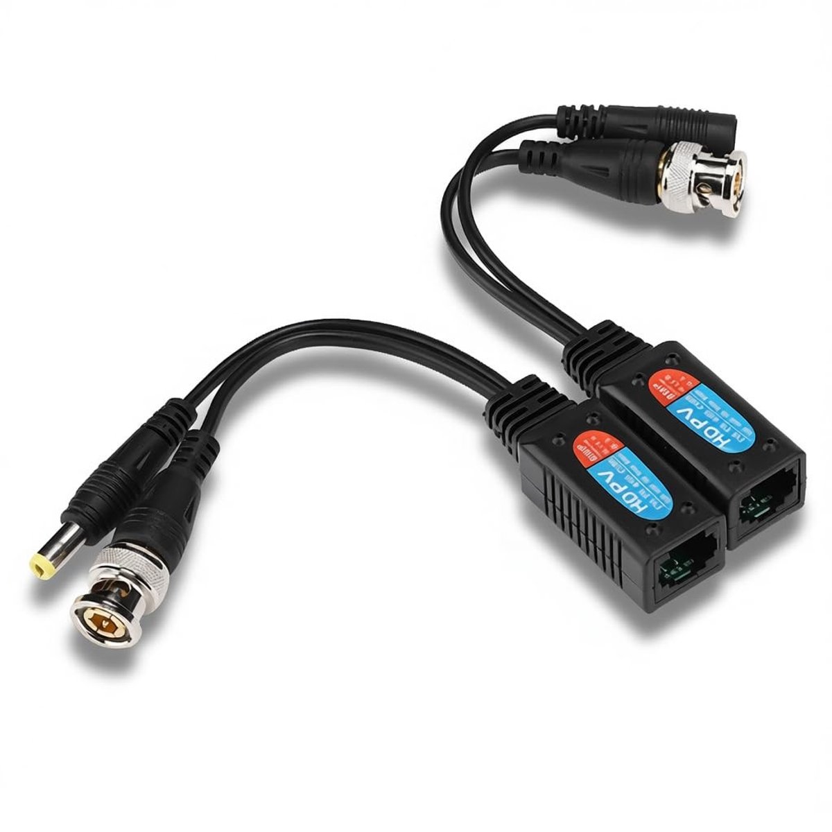 Dailygoods - Coax naar Ethernet Adapter met LED-indicator en Bliksembeveiliging