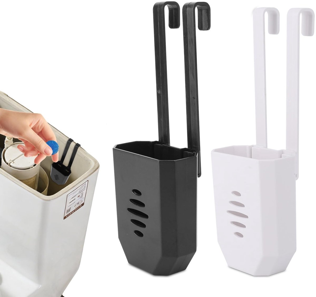 Dailygoods - Set van 2 Toilettank Reiniging Tablet Houders