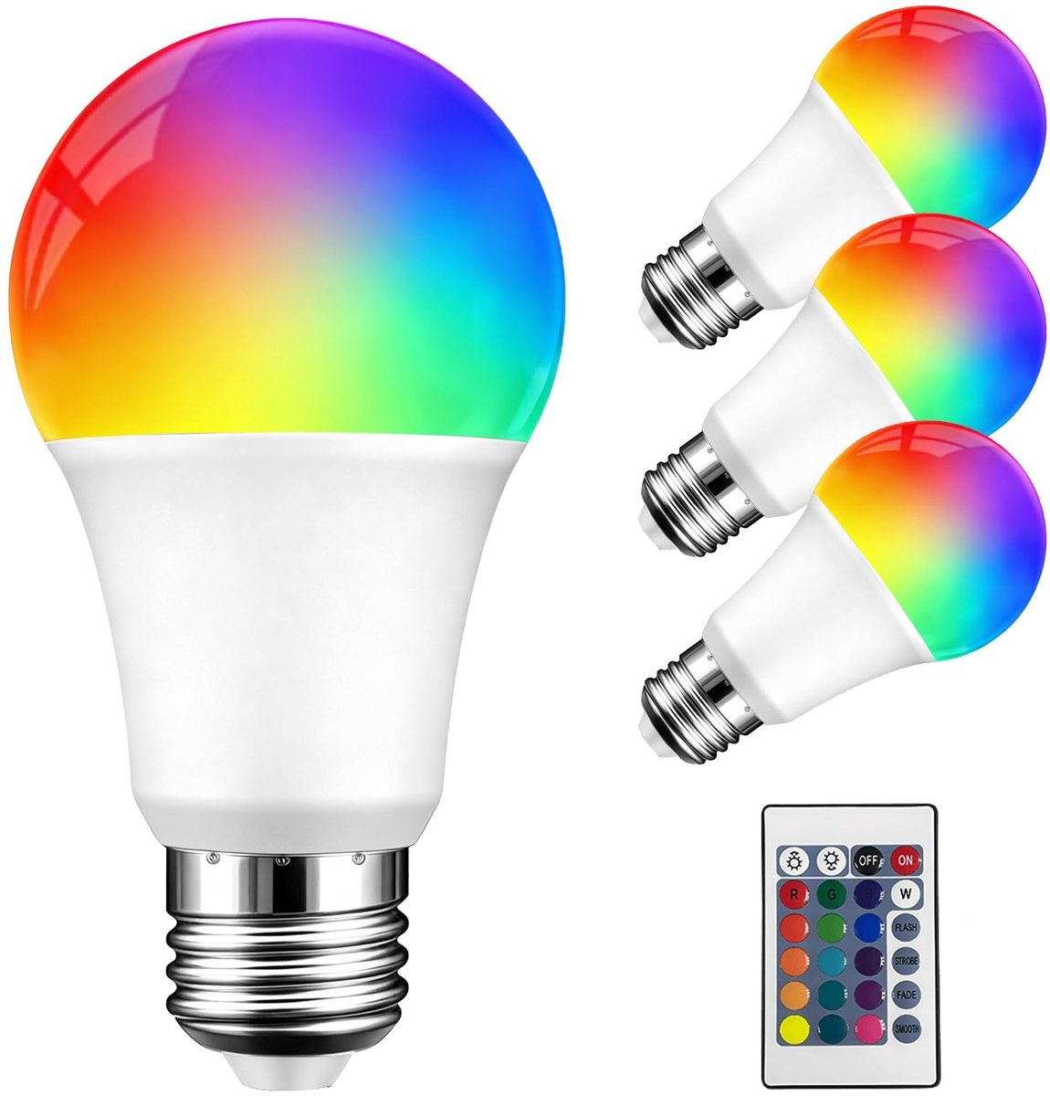 Dailygoods - Dimbare RGB LED Lampen met Afstandsbediening