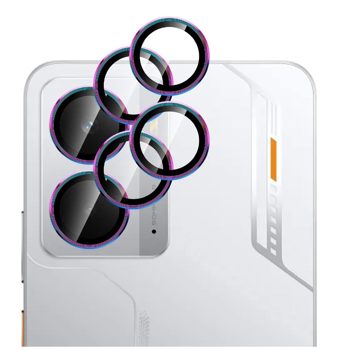 Dailygoods - 2-Pack Cameralensbeschermer Compatibel met Realme P3
