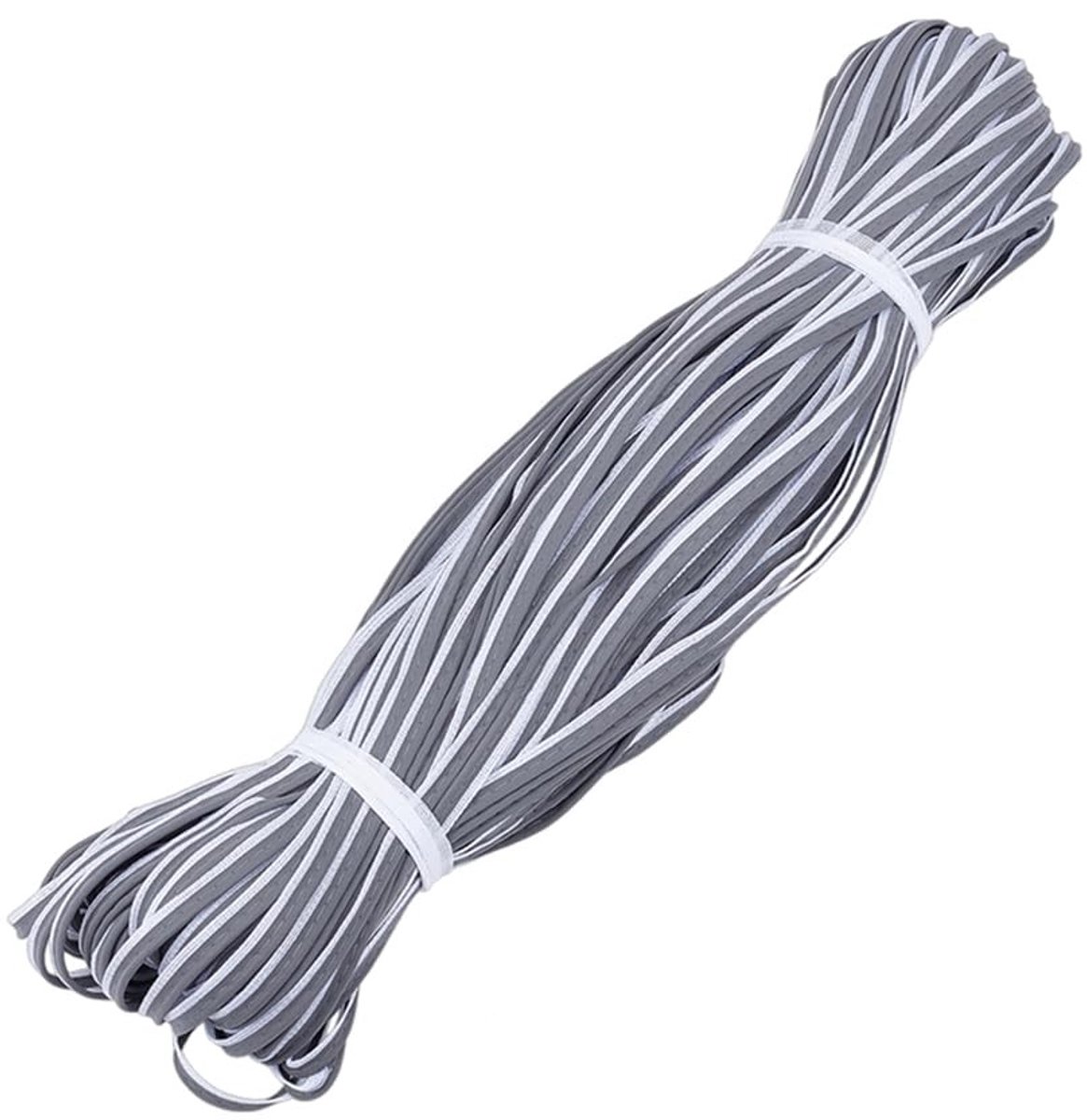 Dailygoods - Reflecterende Leidingen Stof Strip 100 m voor Kleding en Tassen