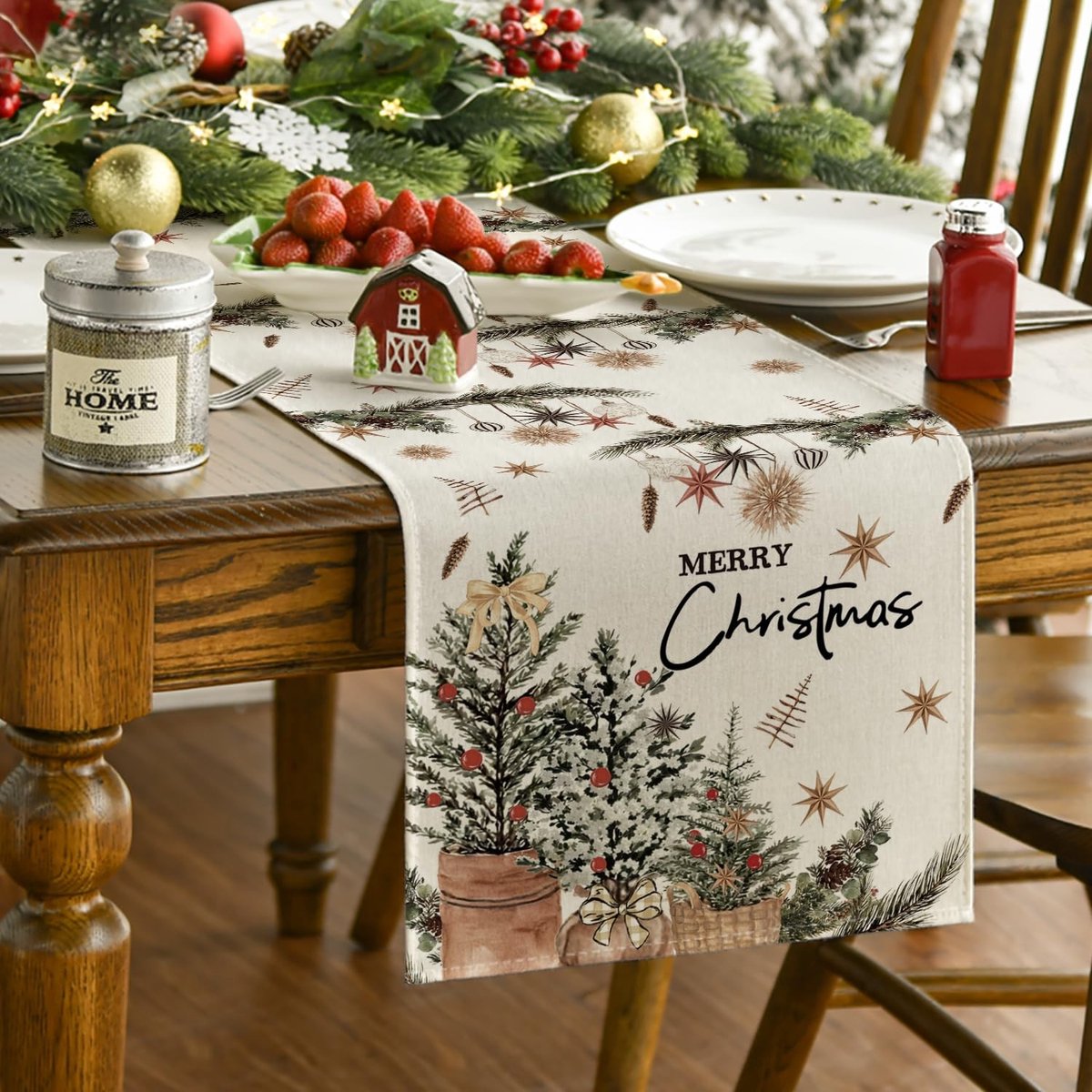 Dailygoods - Tafelloper voor Kerstmis en Feestelijke Decoratie