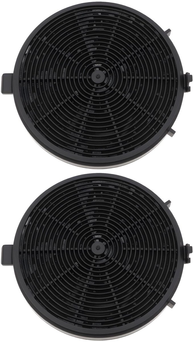 Dailygoods - 2 Stuks Actieve Koolstoffilters KF573 voor Afzuigkappen