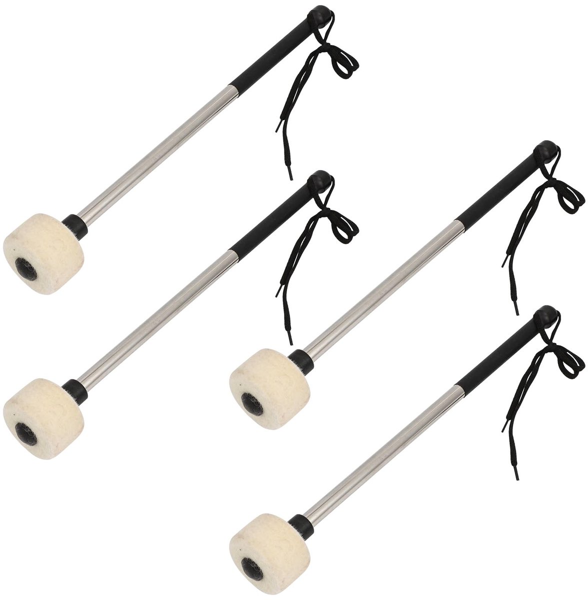 Dailygoods - Set van 4 Bass Drum Mallets voor Muziek