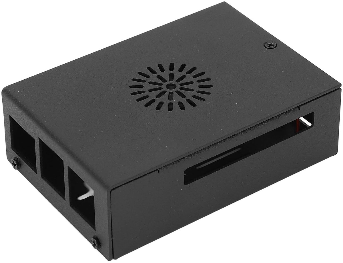 Dailygoods - Aluminium Beschermhoes met Koelventilator voor Oranje PI 5 Pro