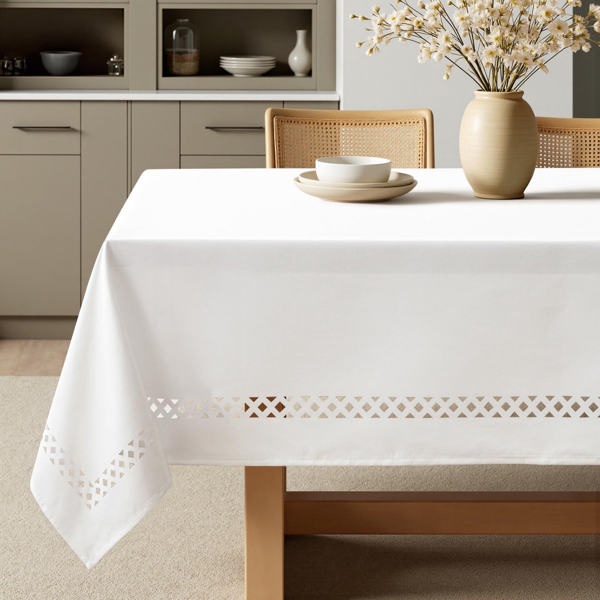 Dailygoods - Waterdicht Linnen Doek 140 x 240 cm voor Eettafels en Feesten