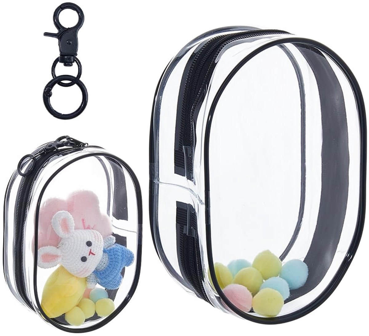 Dailygoods - Draagbare Opbergtas voor Mini-Figuren met Ritssluiting