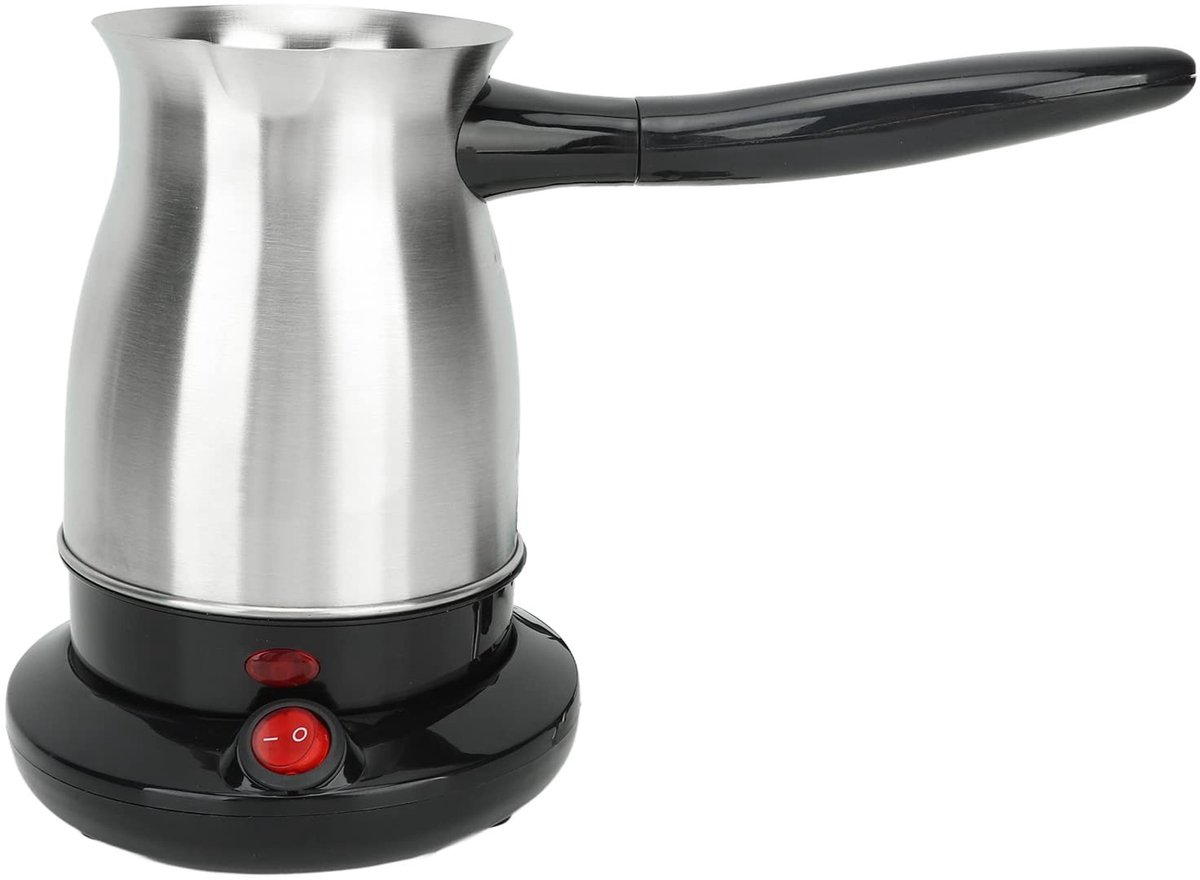 Dailygoods - Elektrische Koffiekan 600ml van Roestvrij Staal