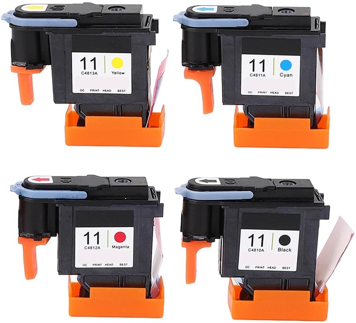 Dailygoods - 4 Stuks Printkop Vervanging voor DesignJet Printers