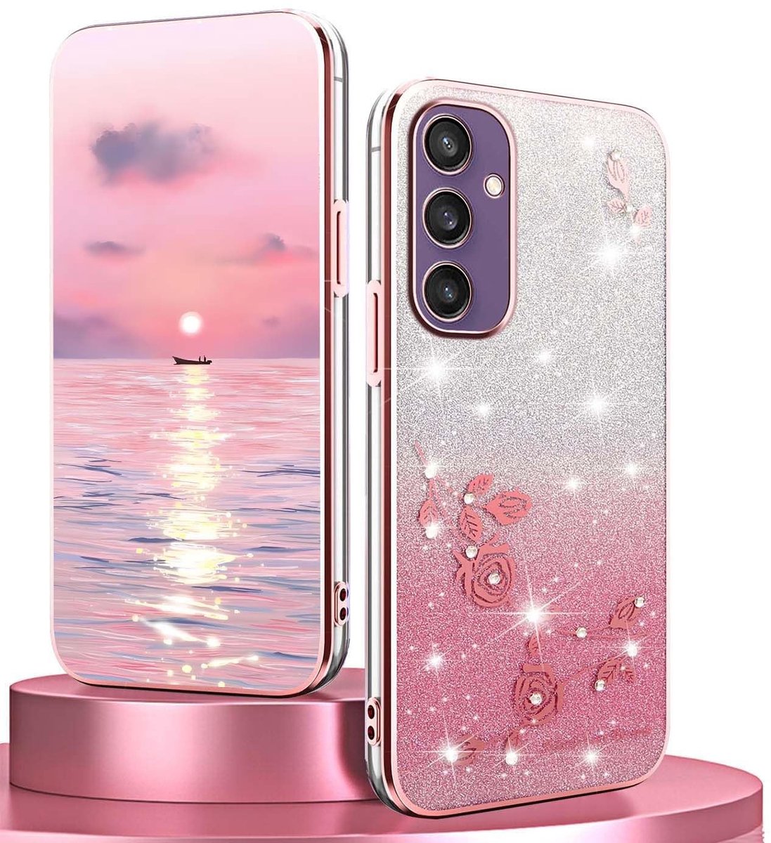 Dailygoods - Elegante TPU Hoes voor Samsung Galaxy S25 5G in Roze