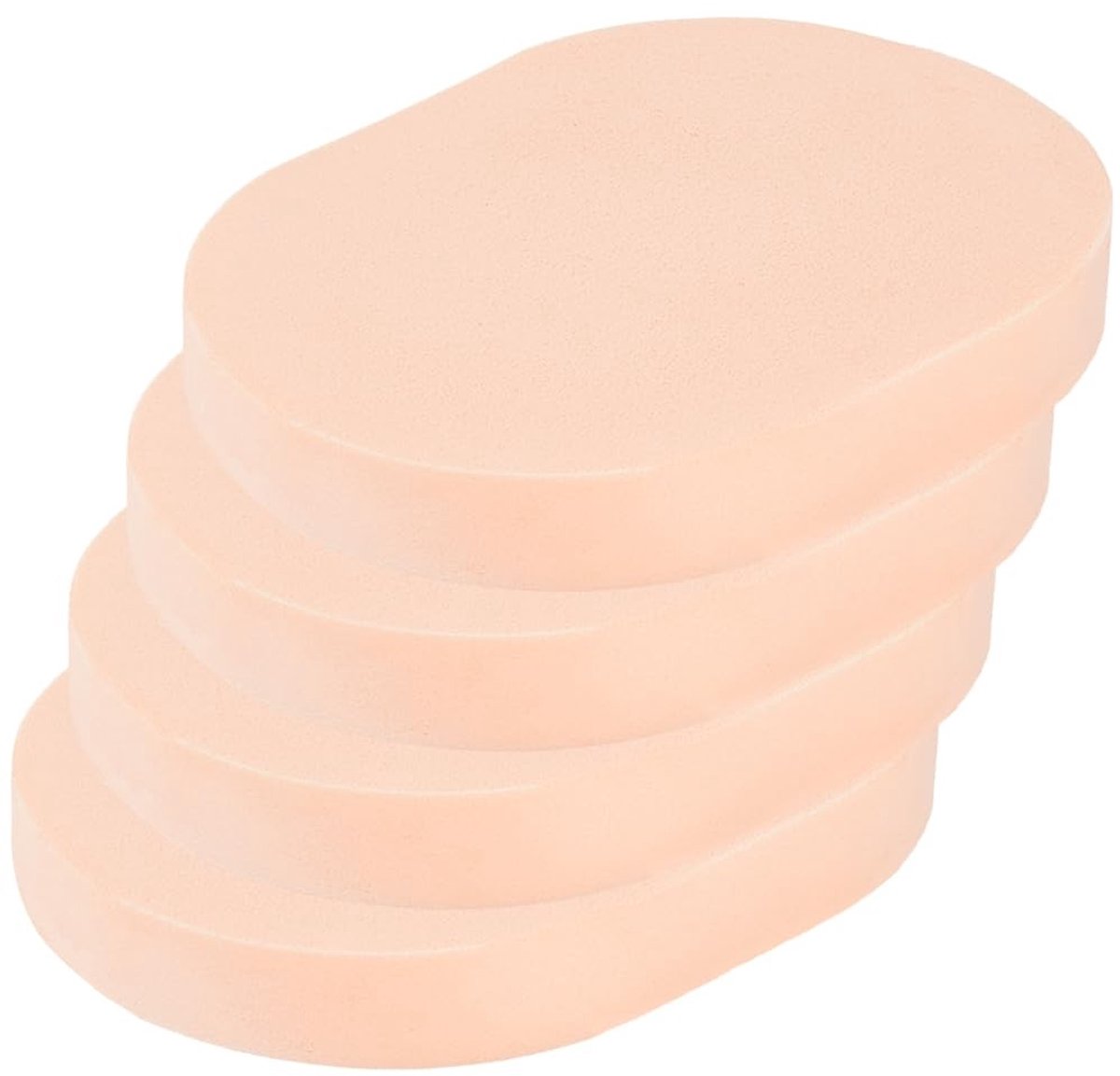 Dailygoods - Set van 4 Herbruikbare Gezichtsreinigingssponzen voor Make-up Verwijdering