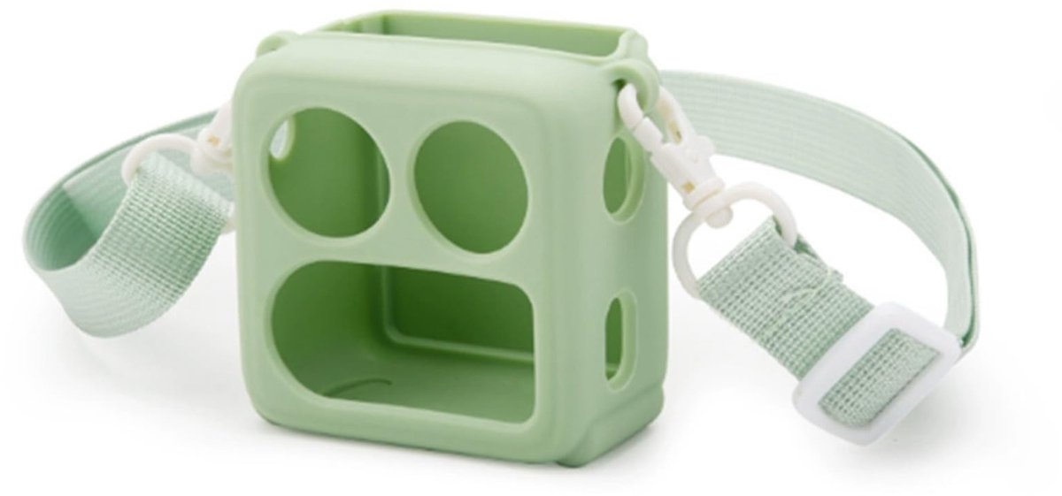 Dailygoods - Siliconen Hoes voor Mini Audio Speler met Schouderriem