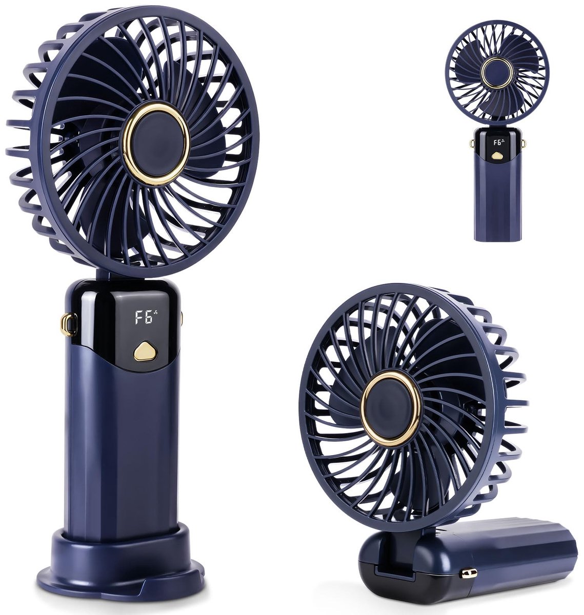 Dailygoods - Draagbare Mini Handventilator met 6 Snelheden