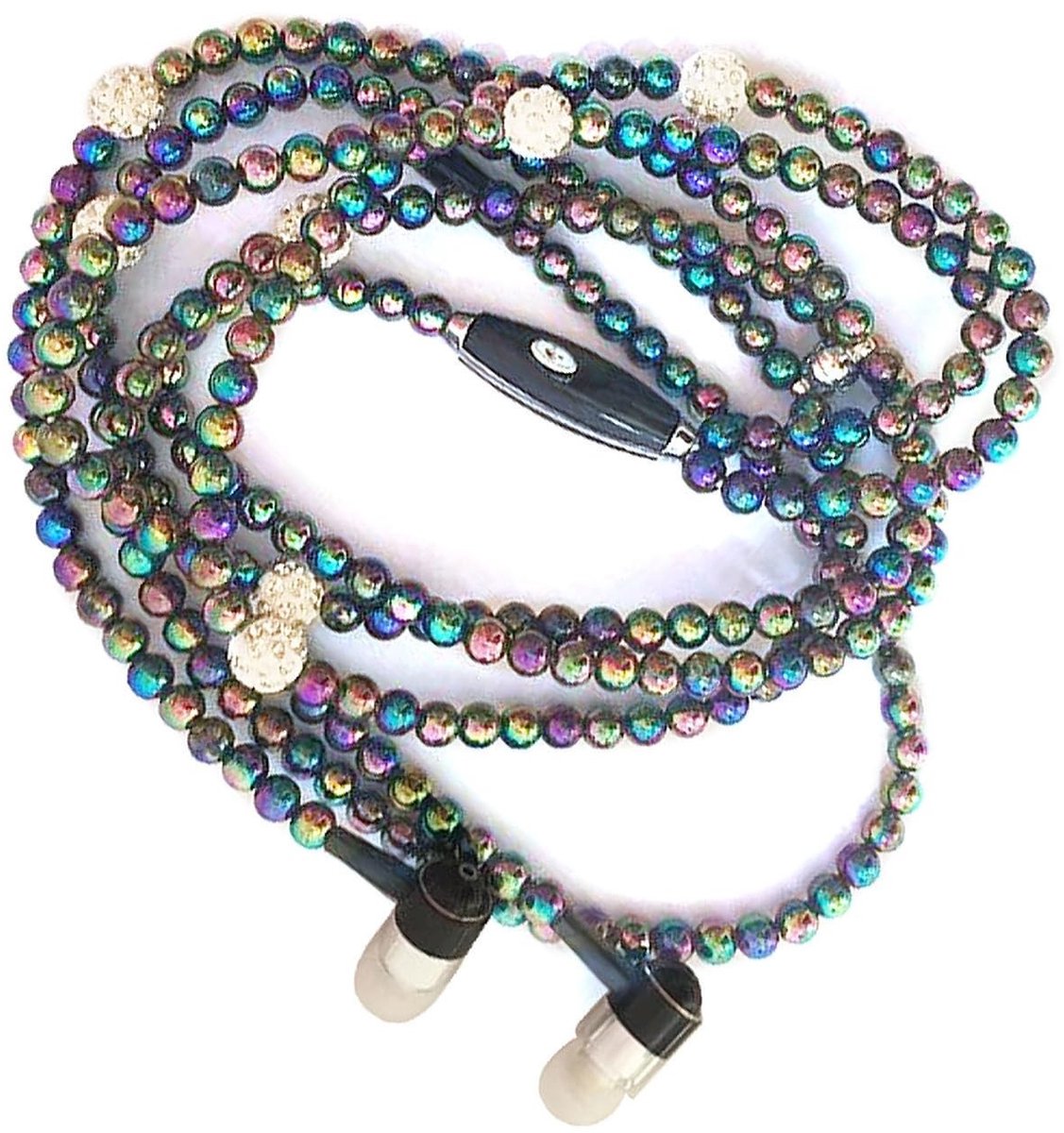 Dailygoods - Sieraden Oortelefoons met Kunstmatige Parel en Microfoon