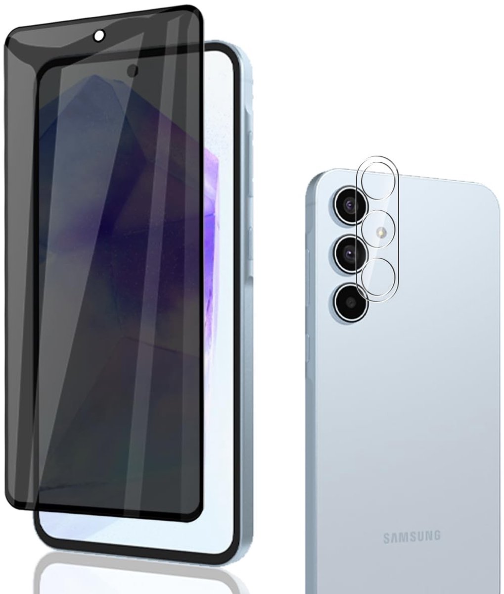 Dailygoods - Displaybeschermfolie voor Galaxy A55 met Camera Glas