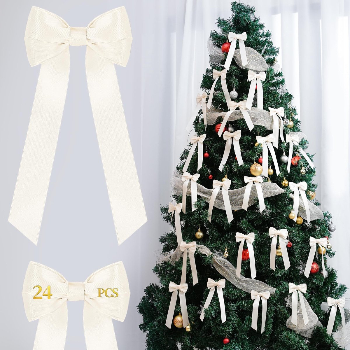 Dailygoods - 24 Stuks Twist-Tie Stropdassen voor Cadeaus
