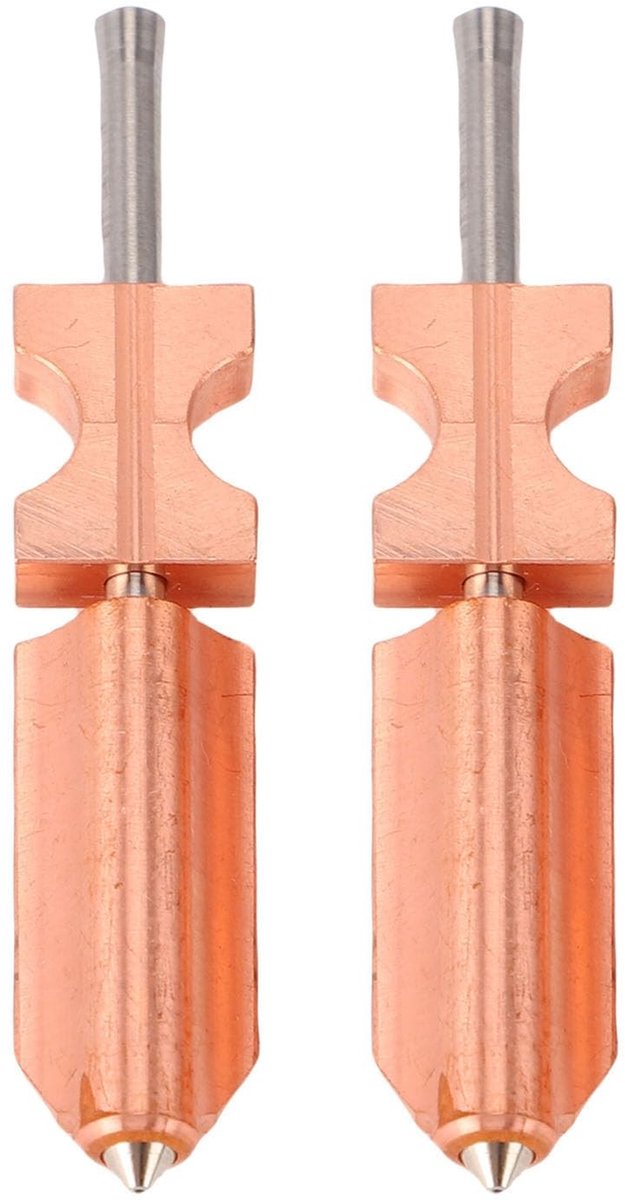 Dailygoods - 2 Stuks 0,4 mm Hotend Vervangmondstuk voor 3D-Printers