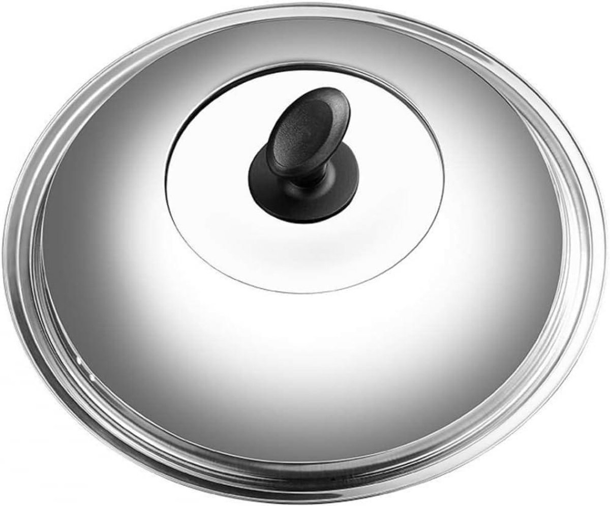 Glazen Deksel - Potdeksel Keuken - Koken Bereiden - Met Stoomopening - 30 cm - Zilver