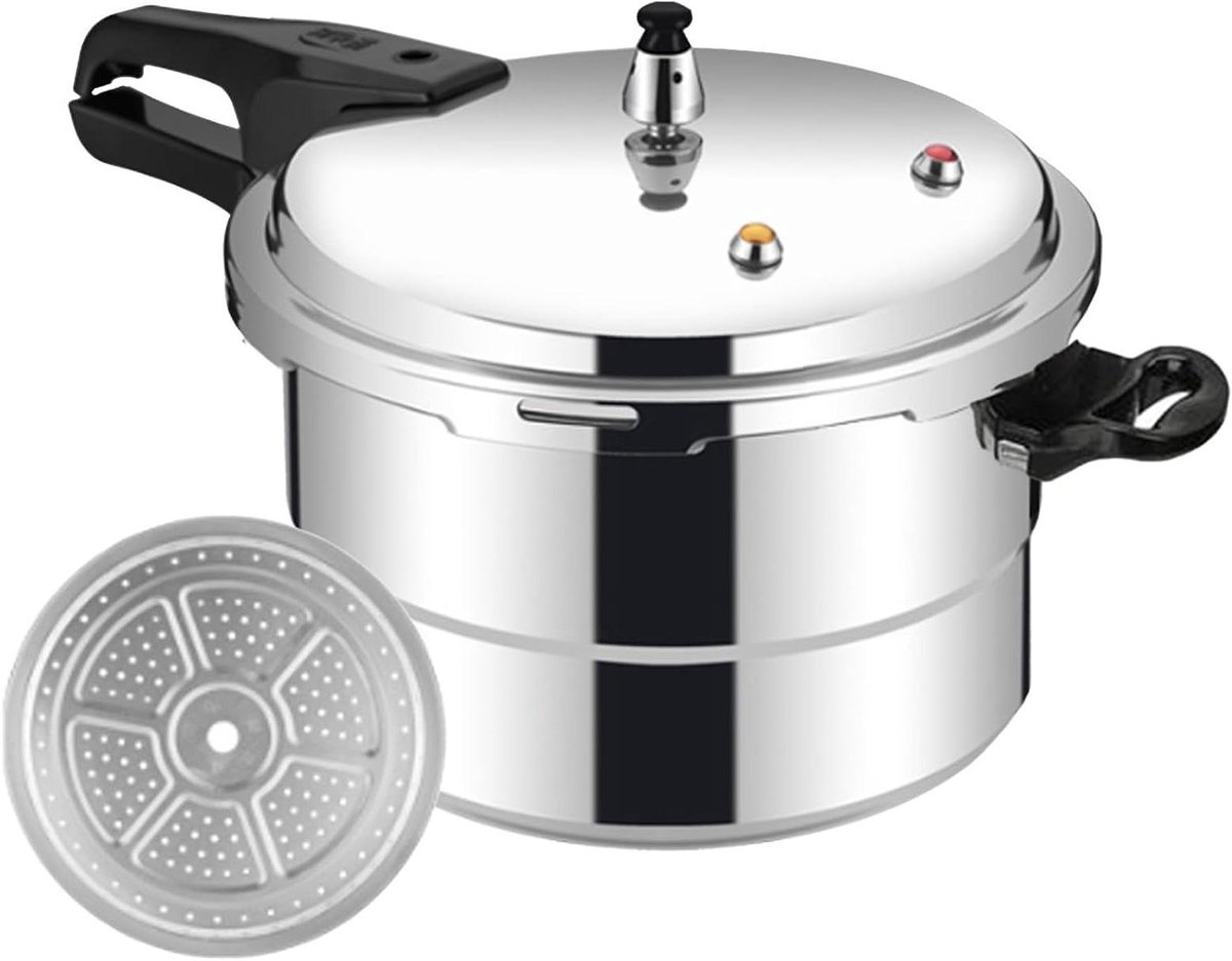 Snelkookpan Drukpan Snel Koken Inductie Geschikt 5 Liter Aluminium