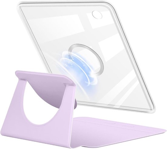 Beschermhoes E-reader - Draaibare Cover - Veilig Lezen - 360 Graden Rotatie - Niet gespecificeerd - Paars — afbeelding 4