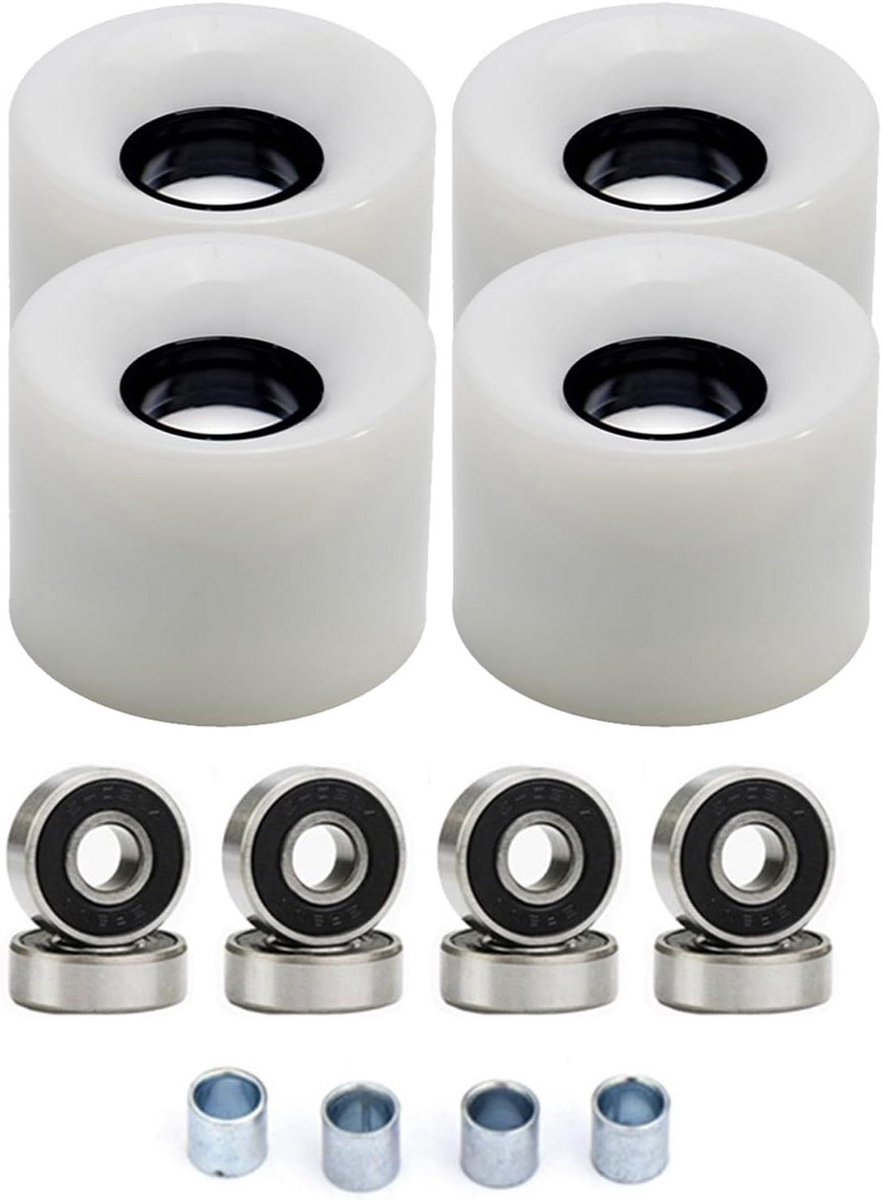 Skateboard Wielen Set Longboard Cruiser Onderdelen Street Skating Stof- en Vuilbestendig 60x45mm 78A