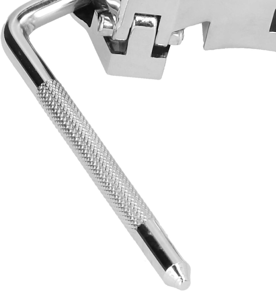 Drumklem - Tombeugel - Drumstel Uitbreiden - 360 graden draaibaar - 18 x 11 x 6 cm - Zilver
