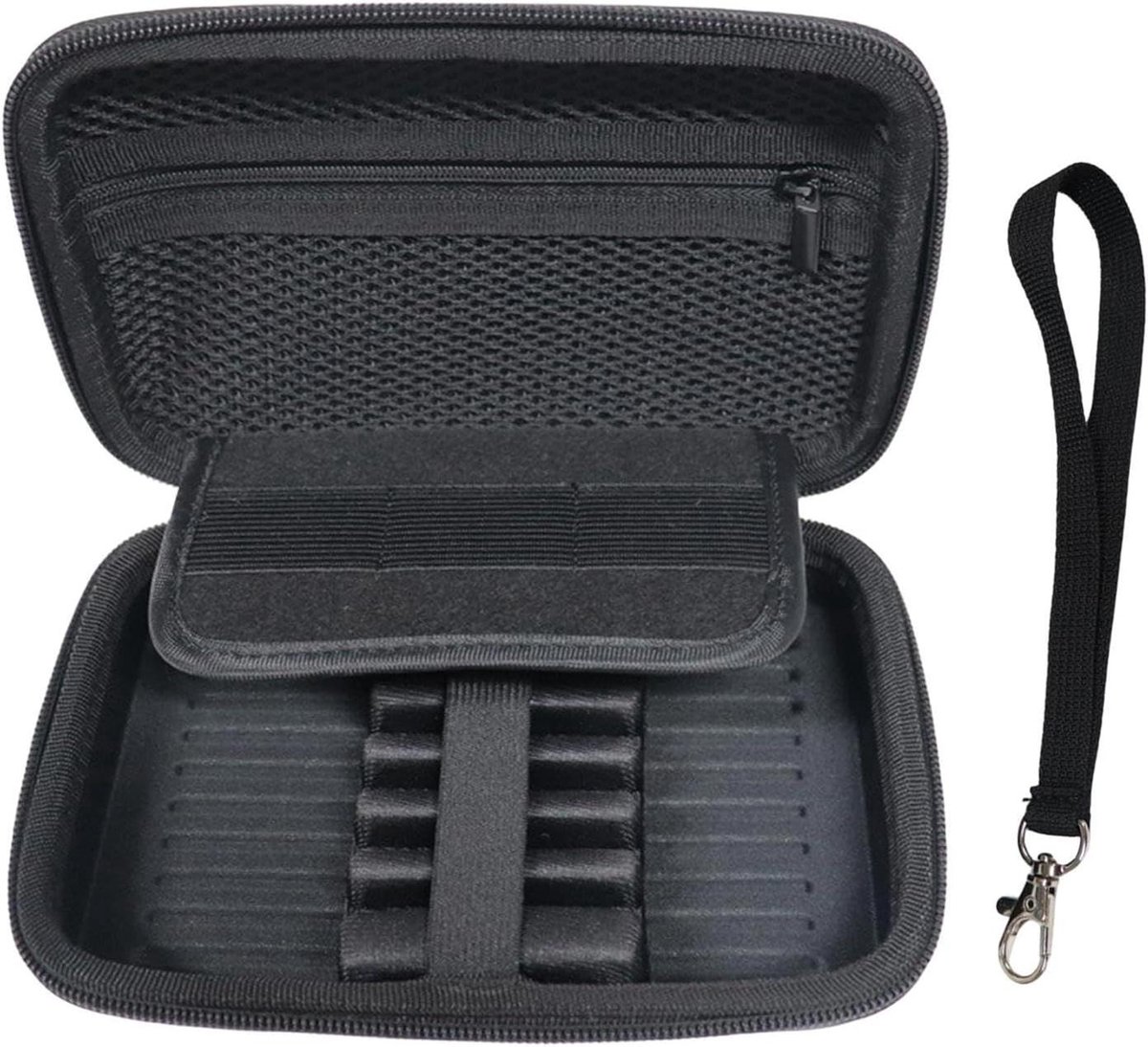 Dart Opbergtas - Dartaccessoire Houder - Veilig Vervoer - Schadevrij Vervoer - 19x13x5 cm - Zwart
