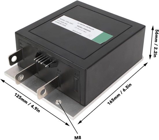 Golfkar Snelheidsregelaar - Motorcontroller Golfkar - Golfkar Besturen - BOOST Functie - 36V 350A - Zwart — afbeelding 4