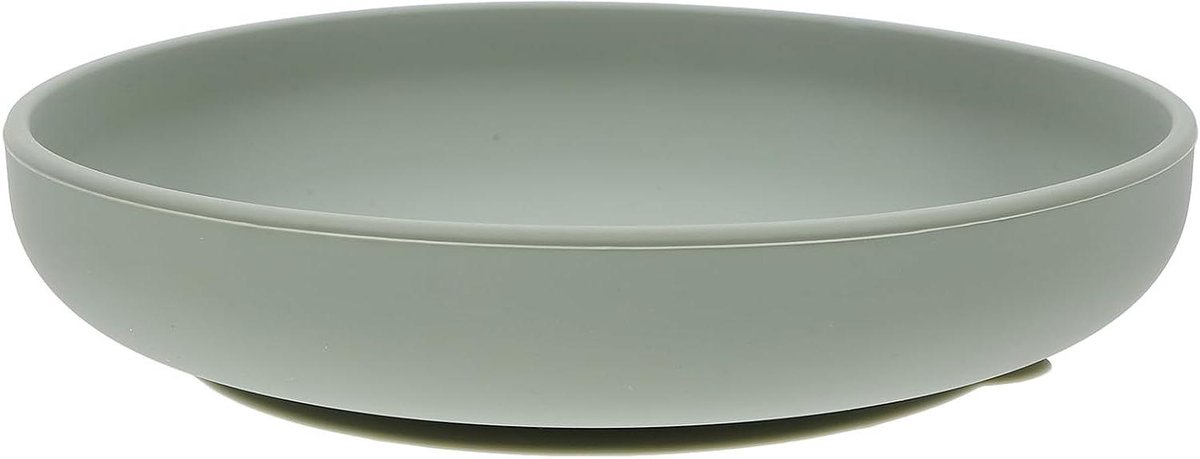 Ronde schepkom - Antislip bord - Zelfstandig eten - Met zuignap - 195 cm - Groen