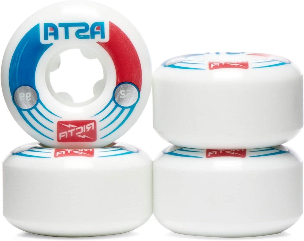 Skateboard Wielen Set van vier Street Skateboarding Lichtgewicht ontwerp 52mm 99a