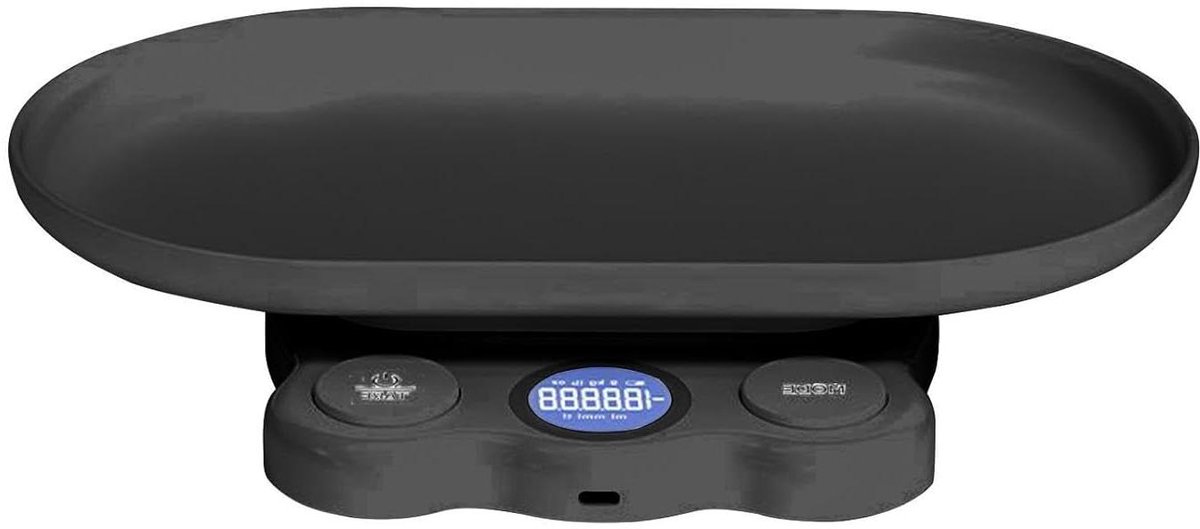 Digitale Weegschaal - Huisdier Weegschaal - Gezondheid Monitoren - Zeer Gevoelige Sensoren - 305 cm - Zwart