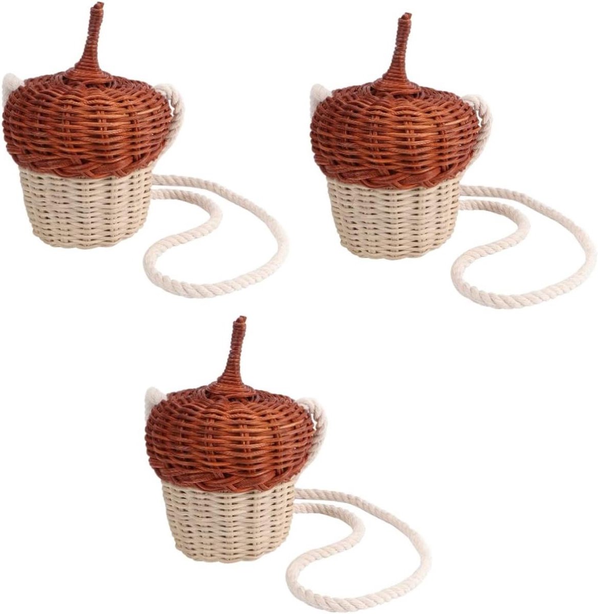 Woven Clutch Portemonnee - Rieten Tas - Strandbezoek - Compact Ontwerp - 40 x 7 cm - Lichtbruin