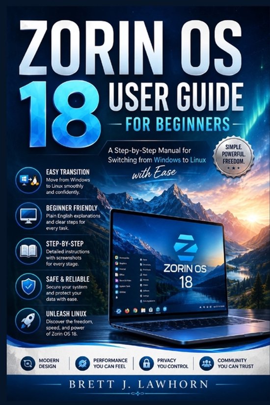 Zorin OS 18 User Guide for Beginners - cover
