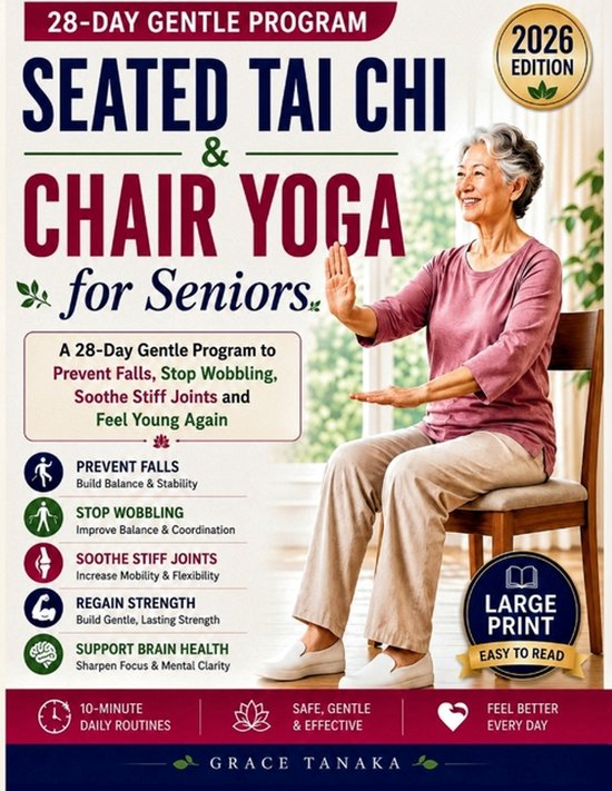 Seated Tai Chi & Chair Yoga for Seniors - cover