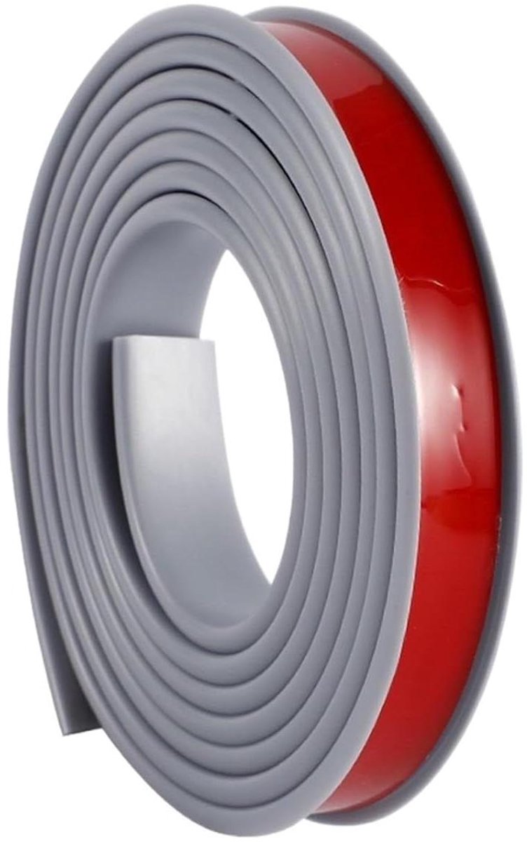 U-vormige band - Randbescherming meubels - Meubels beschermen - Zelfklevend flexibel - 5 meter - Grijs