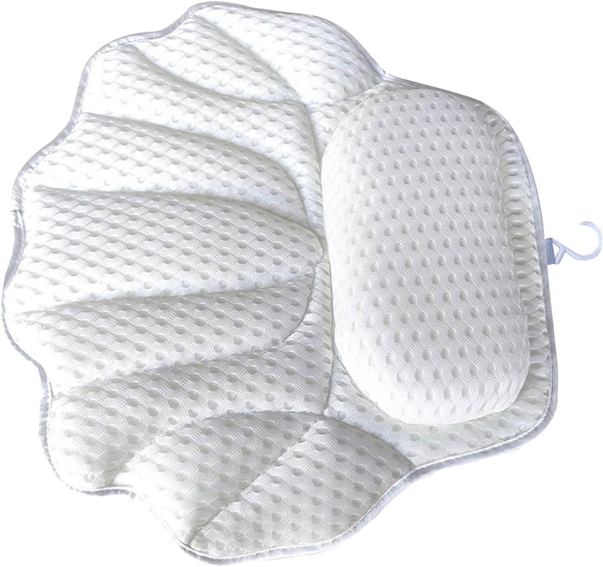 Badkussen Neksteun - Spa Kussen - Ontspannen Baden - 6 Zuignappen - 46x42cm - Multikleur