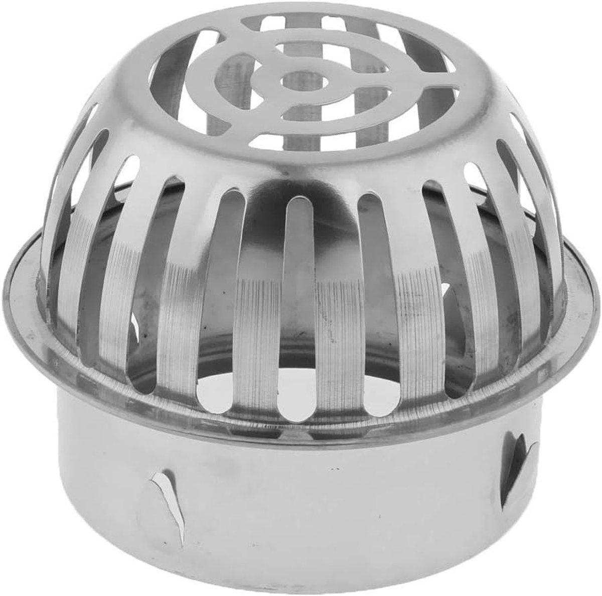 Afvoer Pijp - Balkon Afvoer - Vloer Drainage - Hol Ontwerp - 100mm - Zilver