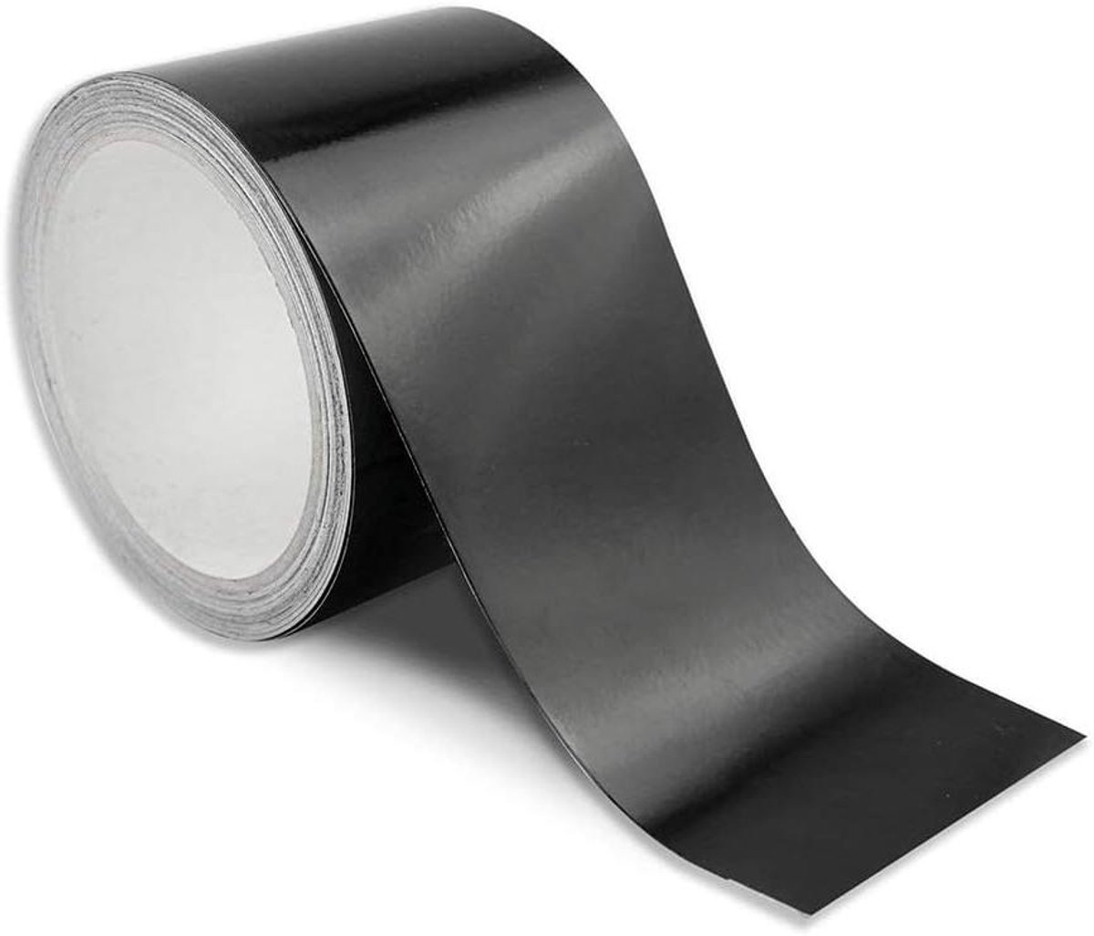 Sierlijsten Folie - Chroomstrips Zwart - Auto Styling - Luchtkanaal Techniek - 10 Meter - 