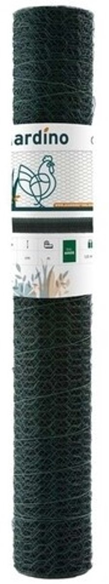 Giardino Zeskant gaas groen 13 mm | draaddikte 1,0 mm | groen gecoat 1.00m x 10m