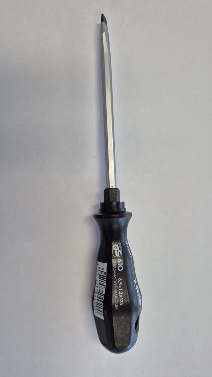 FELO 610 SCHROEVENDRAAIER PLAT 6,5X1,2X125