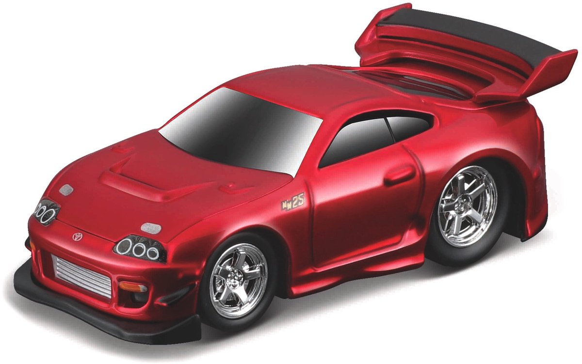 Maisto Toyota Supra - Modelauto - Schaal 1:64 - Rood Metalic