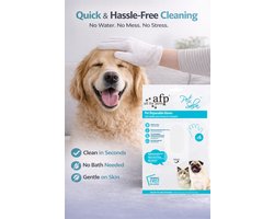 Pet Salon™ Vochtige Reinigingsdoekjes Handschoenen voor Hond & Kat – Direct Schoon Zonder Water – Zacht & Huidvriendelijk & Alcoholvrij (Double-Sided Deodorizing Pet Wipe Gloves, 6 Stuks)