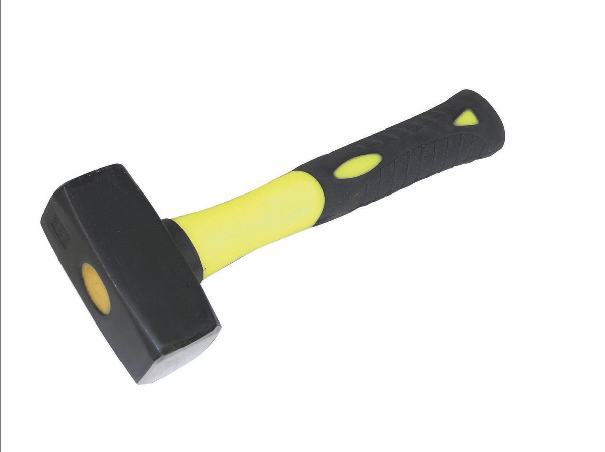Moker 1000 Gram Fiberglas – Stalen Mokerhamer met Fiberglas Steel – TOOLTECH