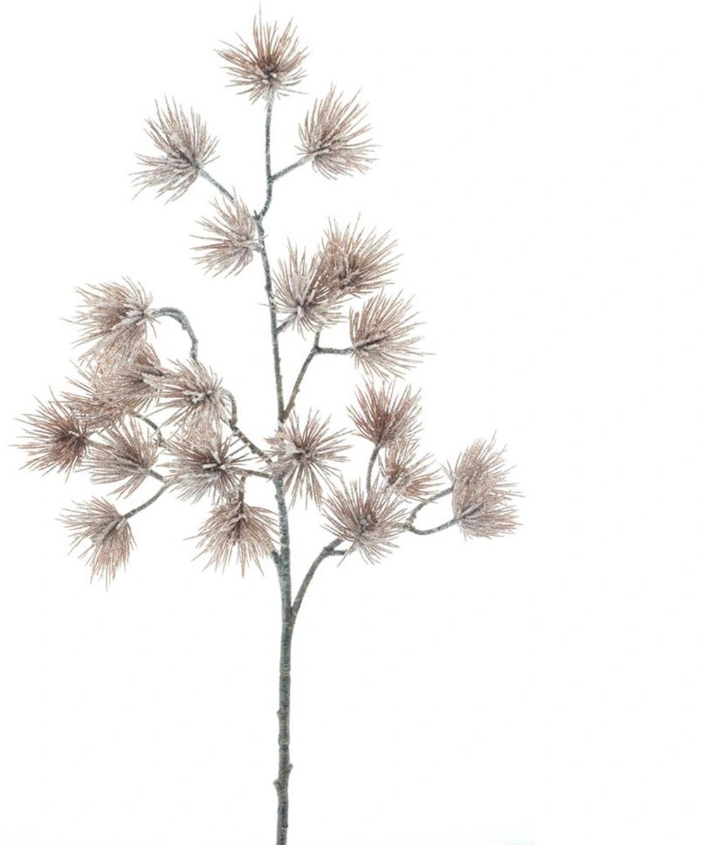 Buitengewoon Boet Buitengewoon de boet - Pine spray jasper iced 80 cm kunsttak bruin