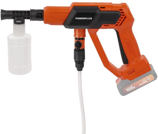Powerplus - Dual Power Garden - POWDPG80630 - Borstelloos - Hogedrukreiniger - 20V - excl. batterij en lader van Powerplus — afbeelding 2